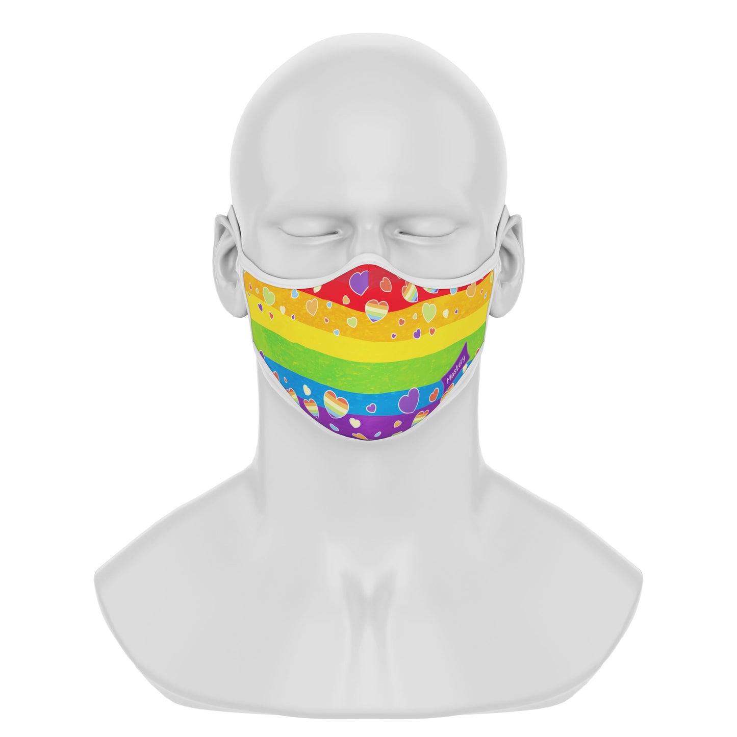 Maskery Premium Face Masks Rainbow Series 2pcs
