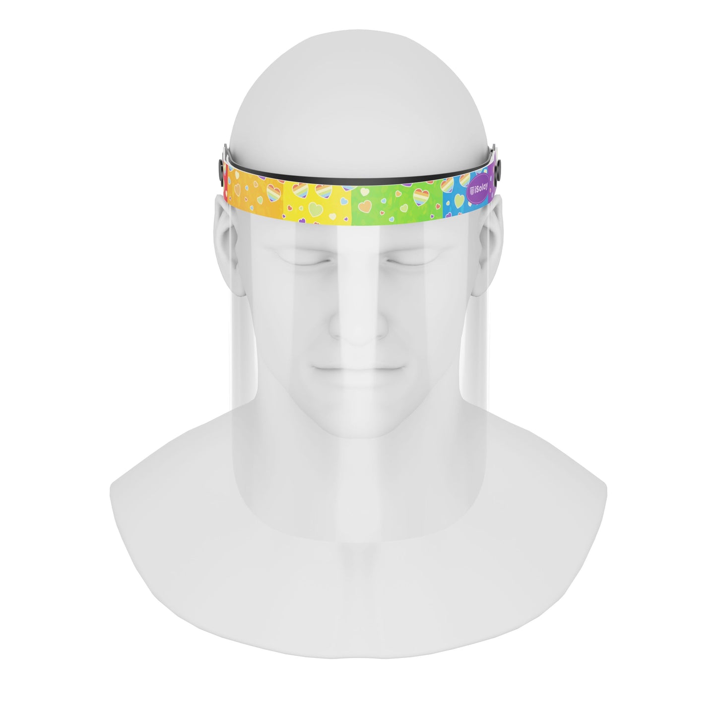 iSolay Face Shield Rainbow Shower