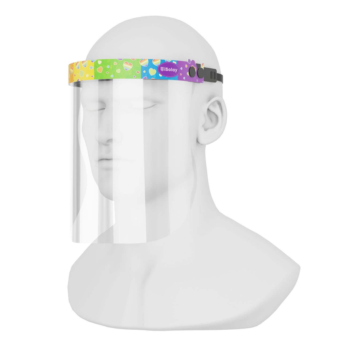 iSolay Face Shield Rainbow Shower