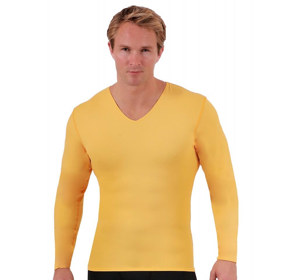 I.S.PRO USA Long Sleeve Active Wear Medium Compression V-Neck -