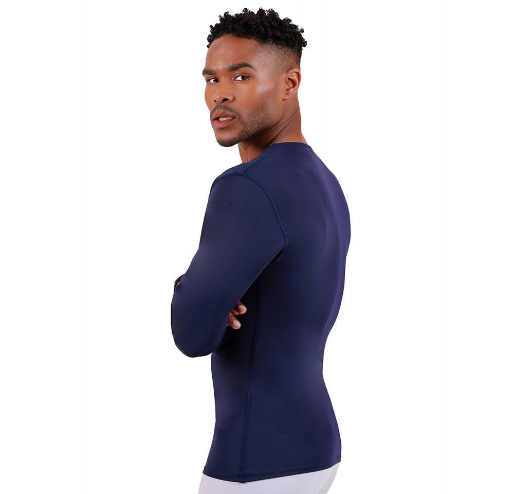 I.S.PRO USA Long Sleeve Active Wear Medium Compression V-Neck -