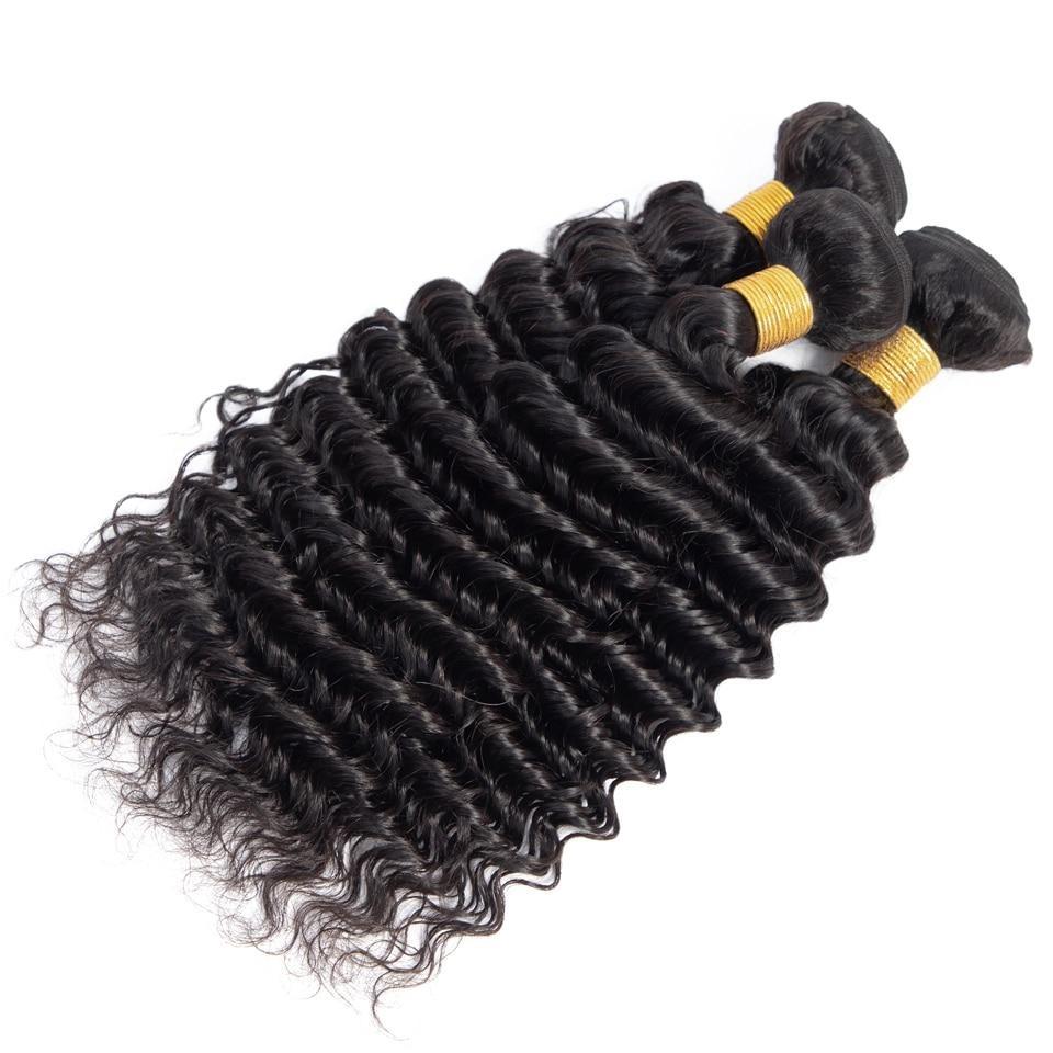 BeuMax 10A Grade 3/4 Deep Wave Bundles with 4x4 Closure Brazilian