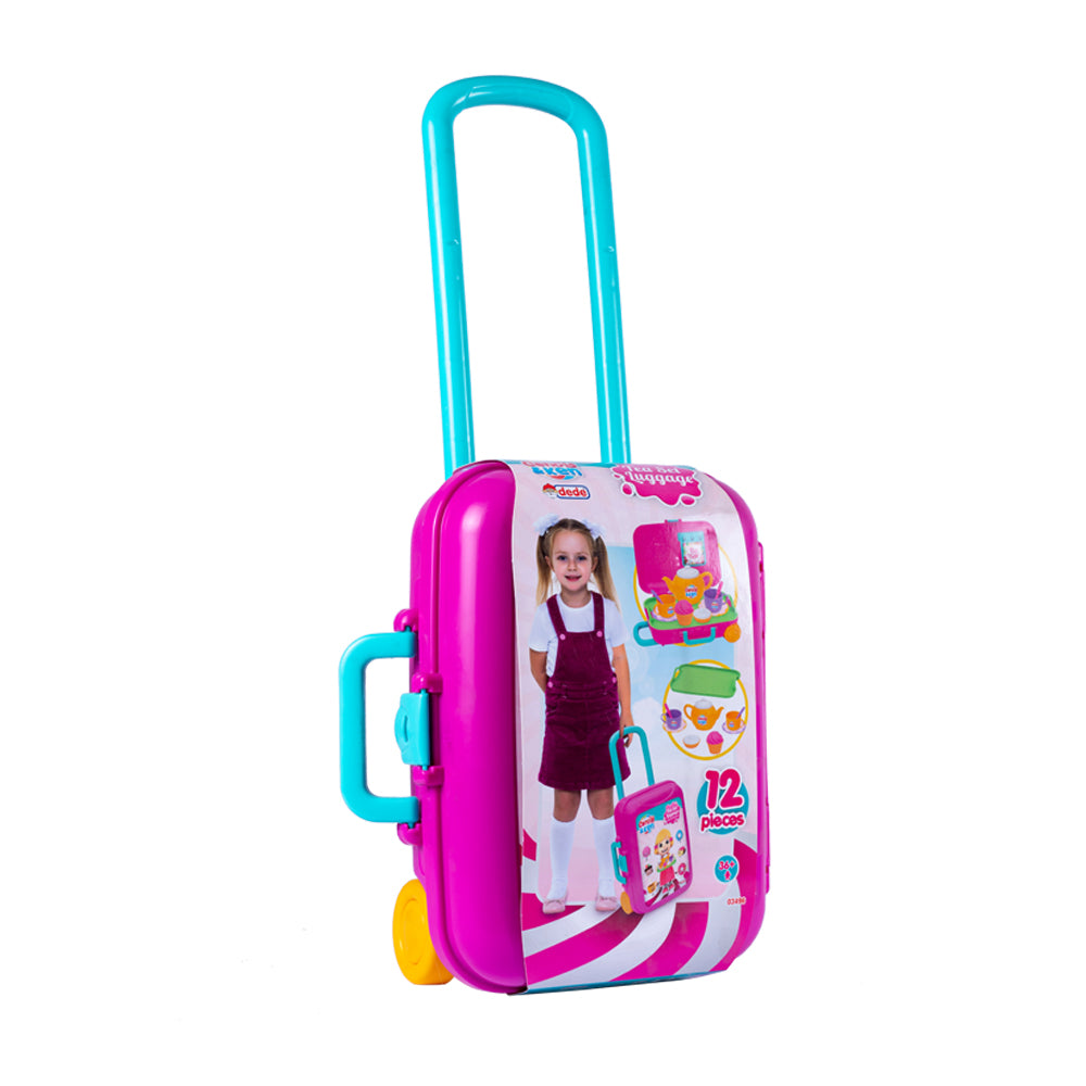 Dede Candy & Ken Tea Set My Suitcase, Pink Color, Portable, Tea Set,