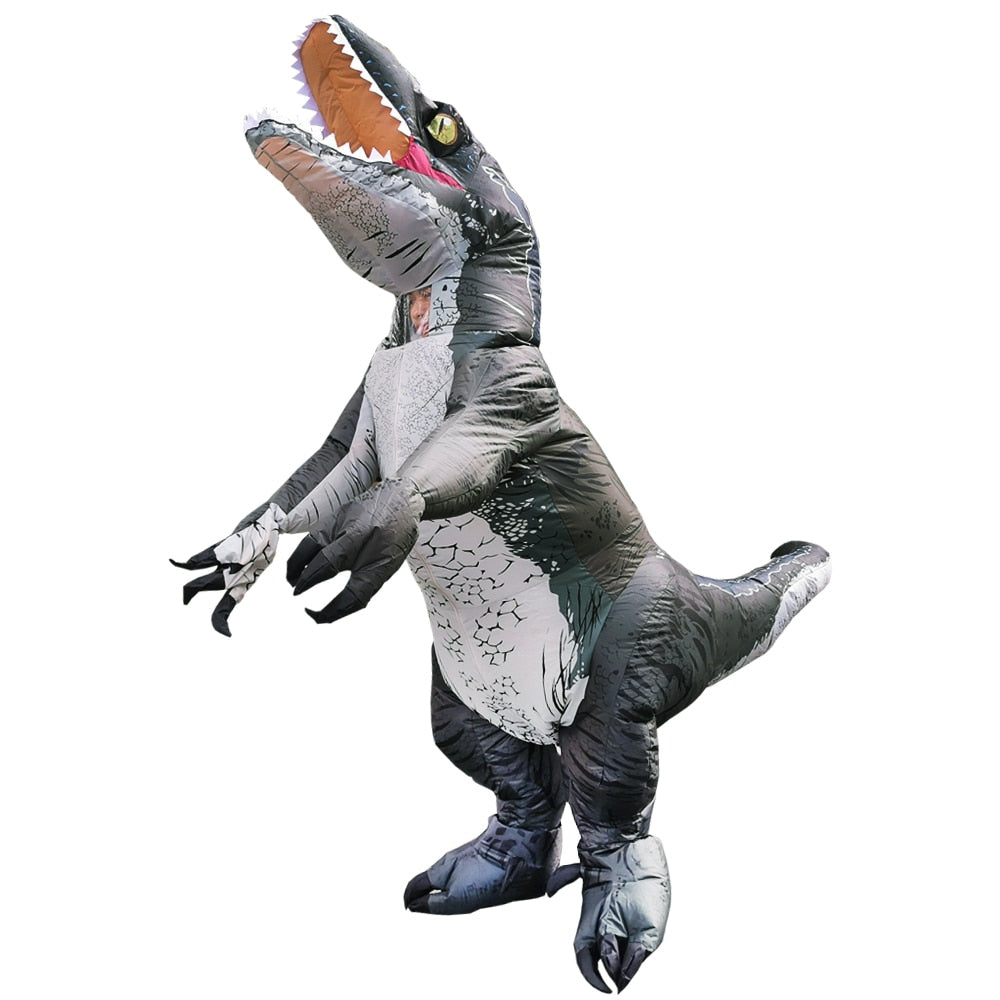 Adult Velociraptor Dinosaur Inflatable Costume party T REX cosplay