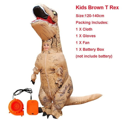 Adult Velociraptor Dinosaur Inflatable Costume party T REX cosplay