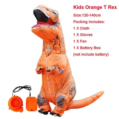 Adult Velociraptor Dinosaur Inflatable Costume party T REX cosplay