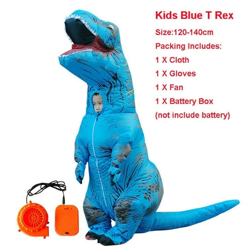 Adult Velociraptor Dinosaur Inflatable Costume party T REX cosplay