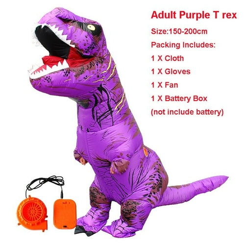 Adult Velociraptor Dinosaur Inflatable Costume party T REX cosplay