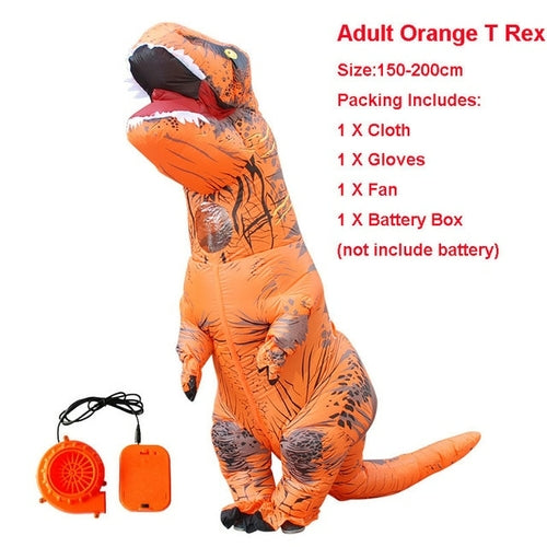 Adult Velociraptor Dinosaur Inflatable Costume party T REX cosplay