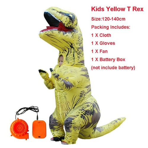 Adult Velociraptor Dinosaur Inflatable Costume party T REX cosplay
