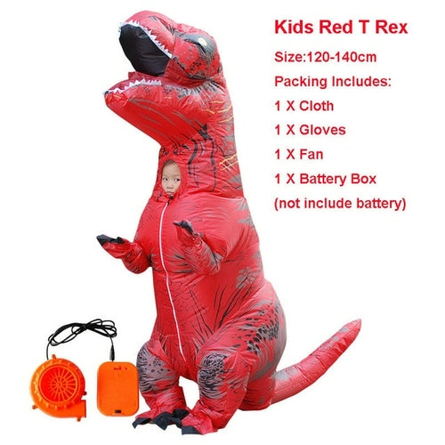 Adult Velociraptor Dinosaur Inflatable Costume party T REX cosplay