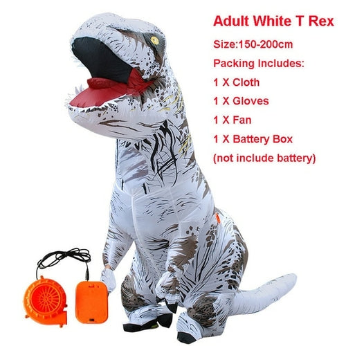 Adult Velociraptor Dinosaur Inflatable Costume party T REX cosplay