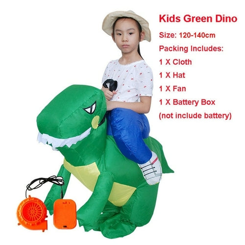 Adult Velociraptor Dinosaur Inflatable Costume party T REX cosplay