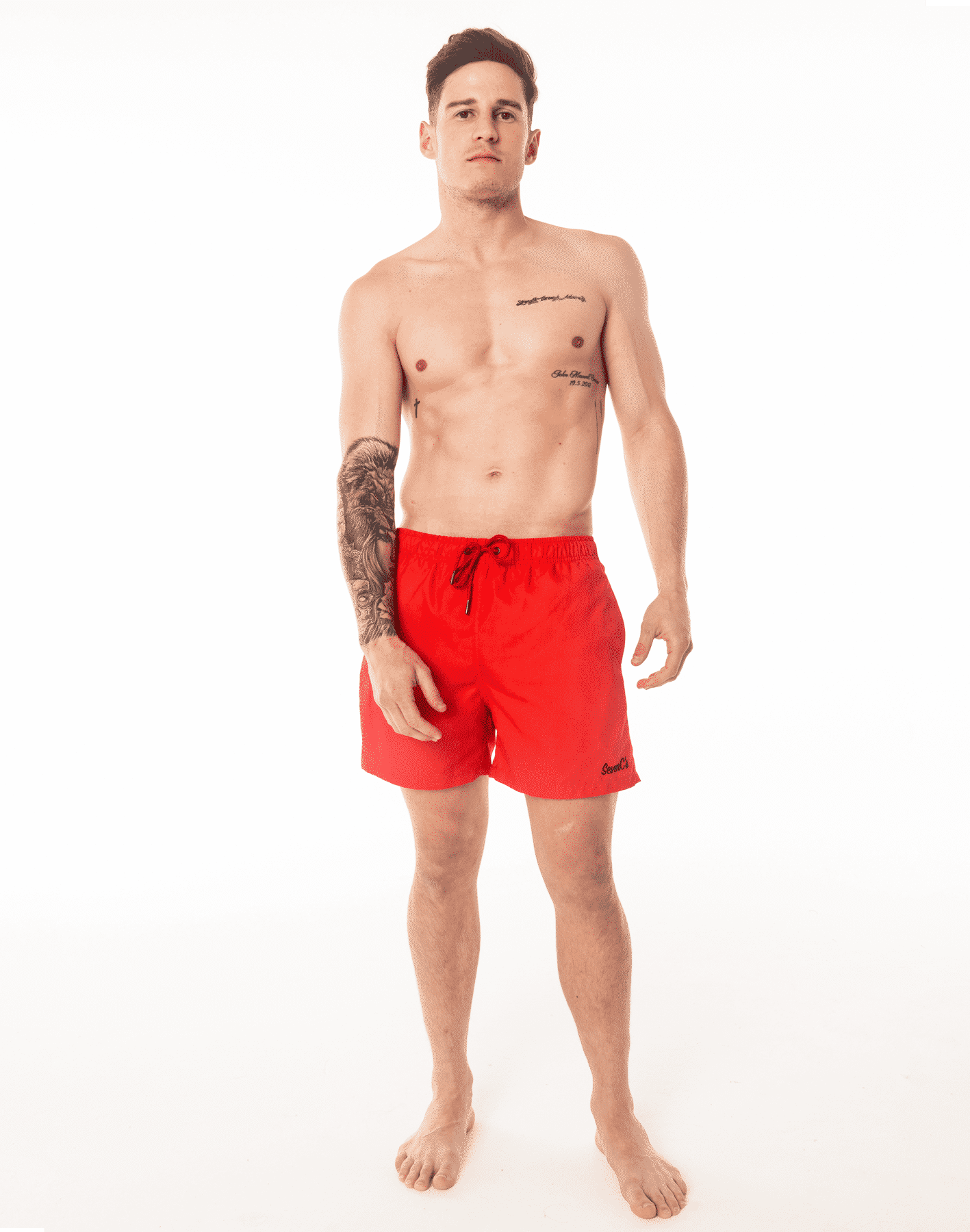 Red Swim Shorts