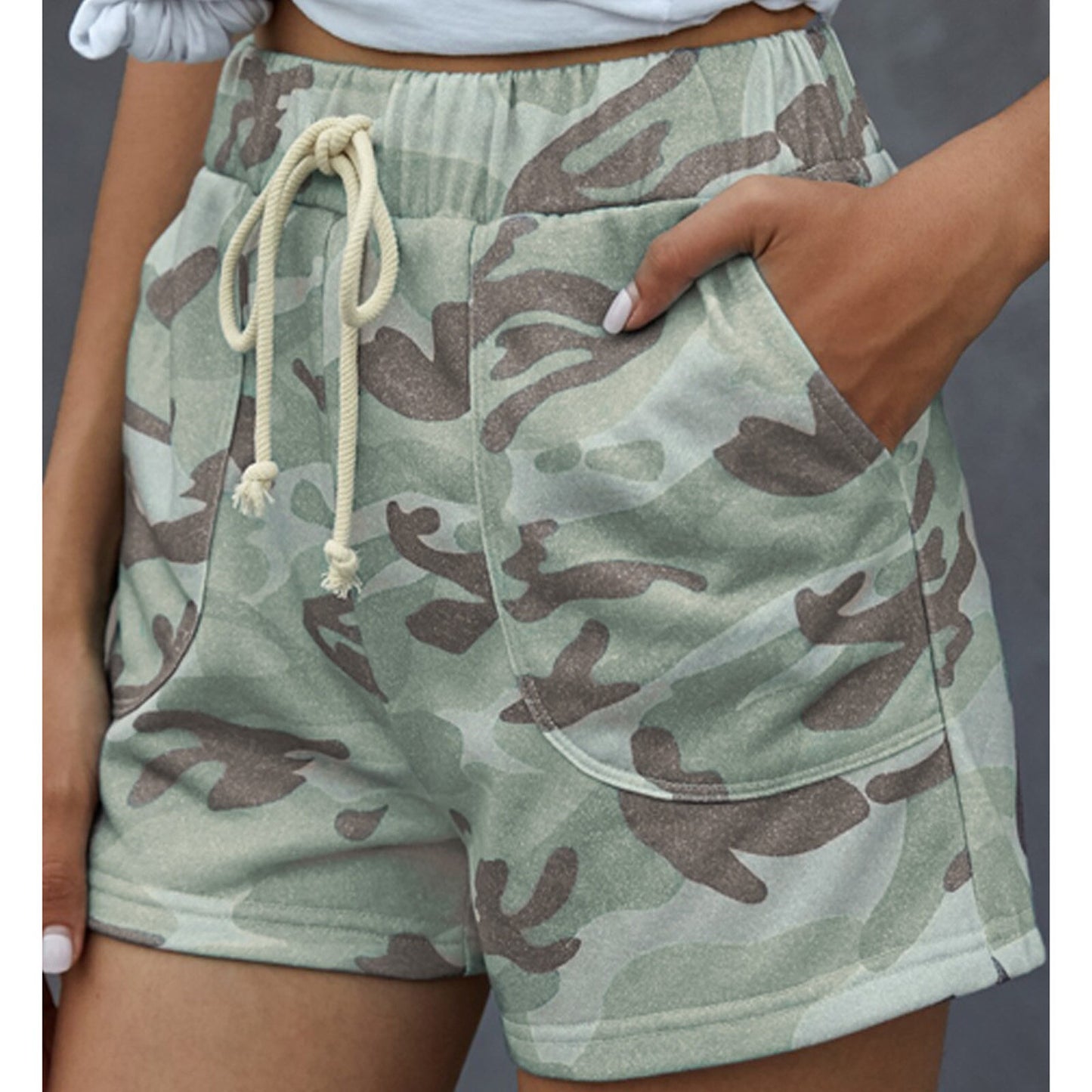 treetwear Casual Drawstring Running Gym Sports shorts Women short