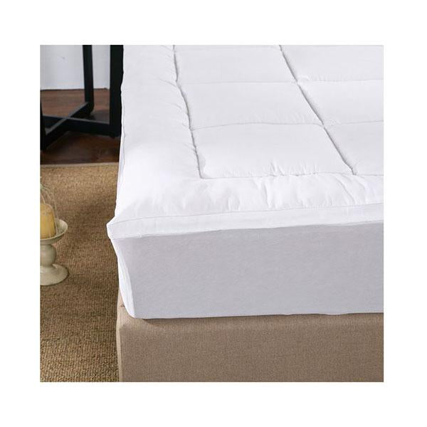 Royal Comfort Memory Mattress Protector Underlay White