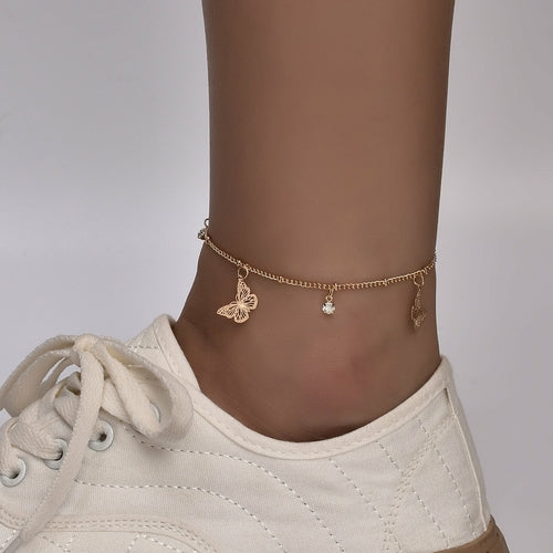 Boho Star Charm Anklet For Women Gold/Silver