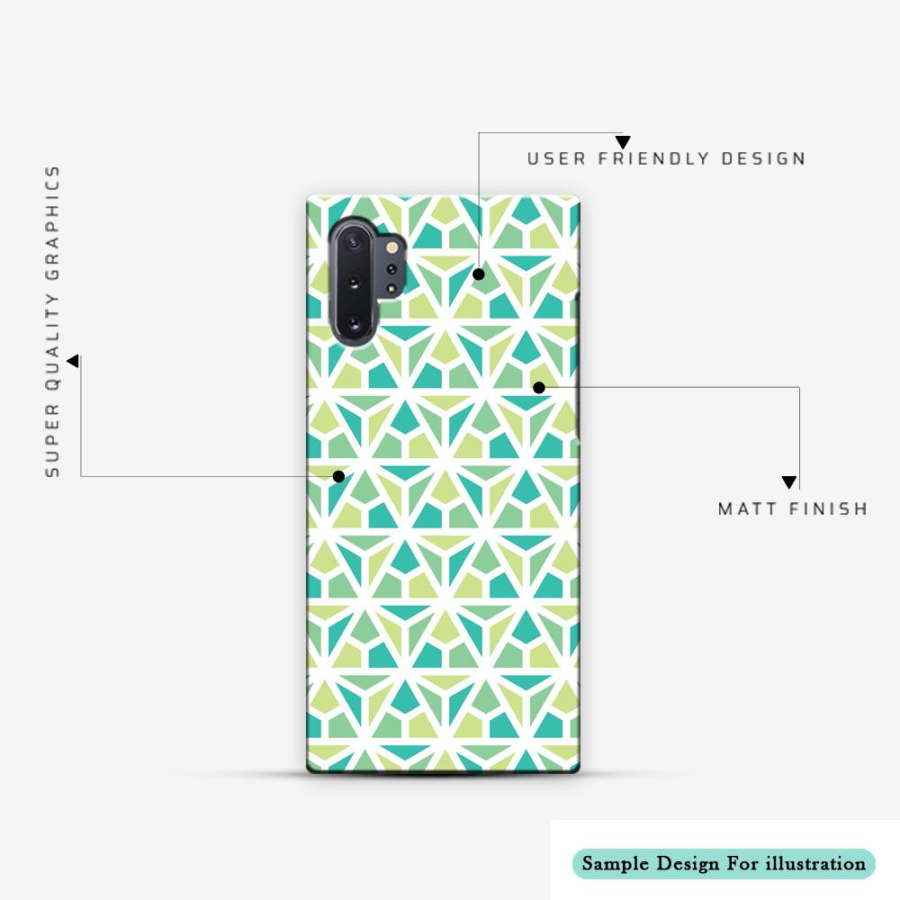 Camou- Rsuted teal Slim Hard Shell Case For Samsung Galaxy Note10+