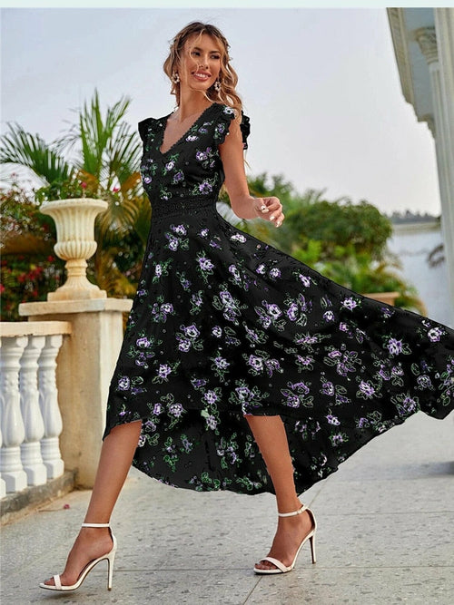 Sexy Lace Sleeveless Dress