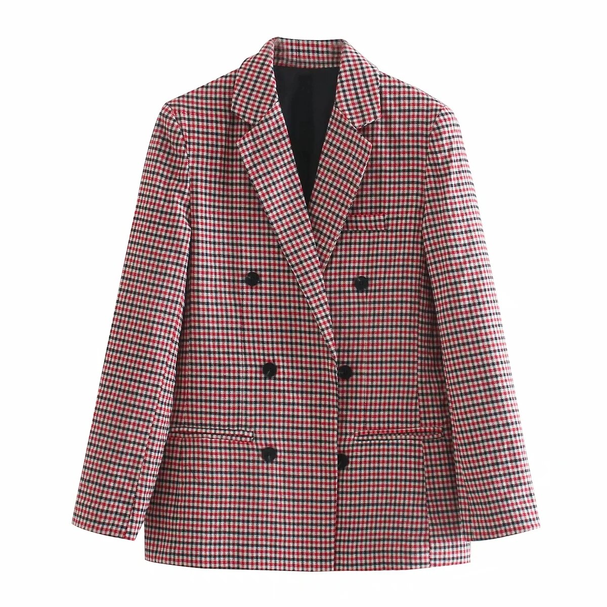 Office Wear Double Breasted Blazers Coat