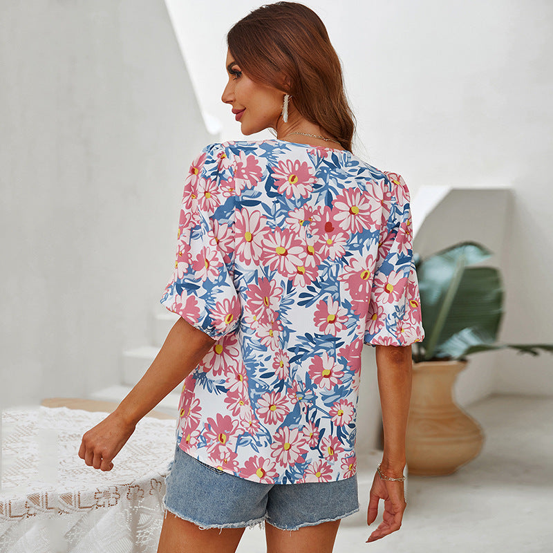 Single Breasted Cardigan Bow High Waist Casual Shirt