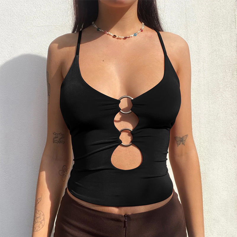 Hollow Camisole Tops