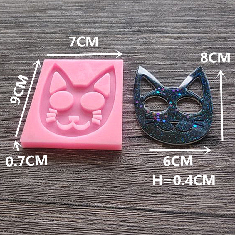 New DIY Epoxy Gypsum Silicone Mold Keychain
