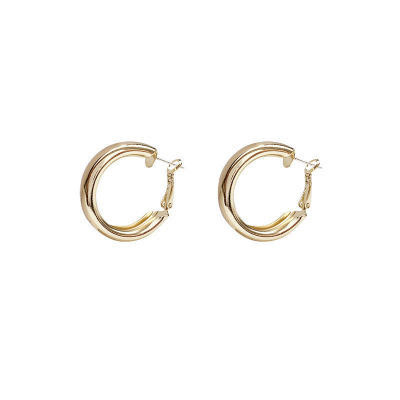 Metal Sensitive Mirror Earrings