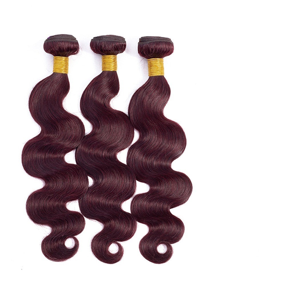 10A Grade #99J Body Wave #1B/99j BUNDLES with 4x4 CLOSURES & 13x4 FRO