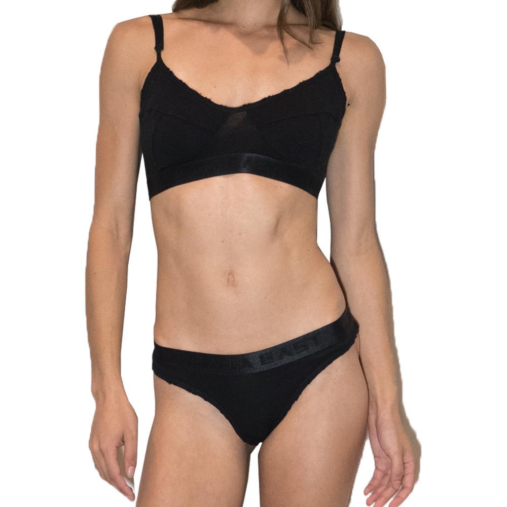 Baja East x Related Garments Women's Black Bralette