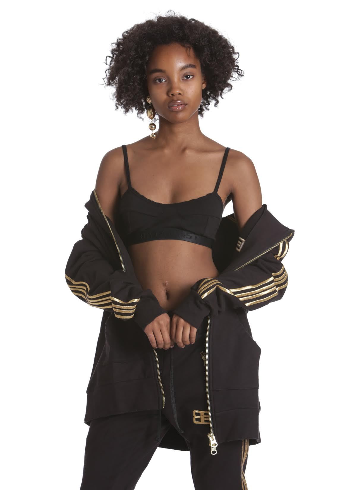 Baja East x Related Garments Women's Black Bralette