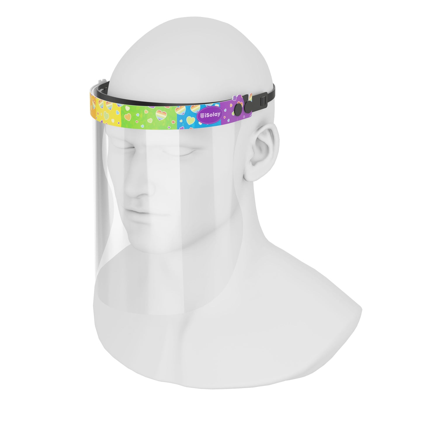 iSolay Face Shield Rainbow Shower
