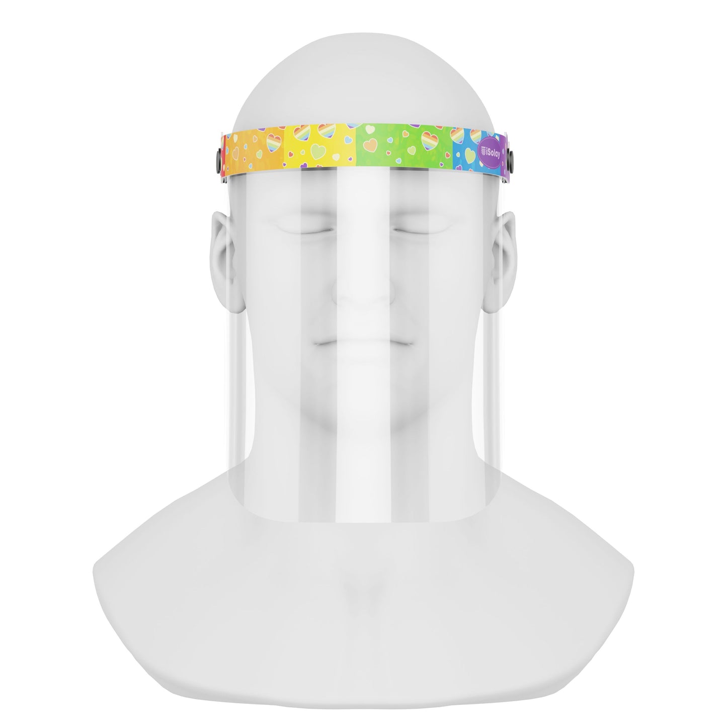 iSolay Face Shield Rainbow Shower