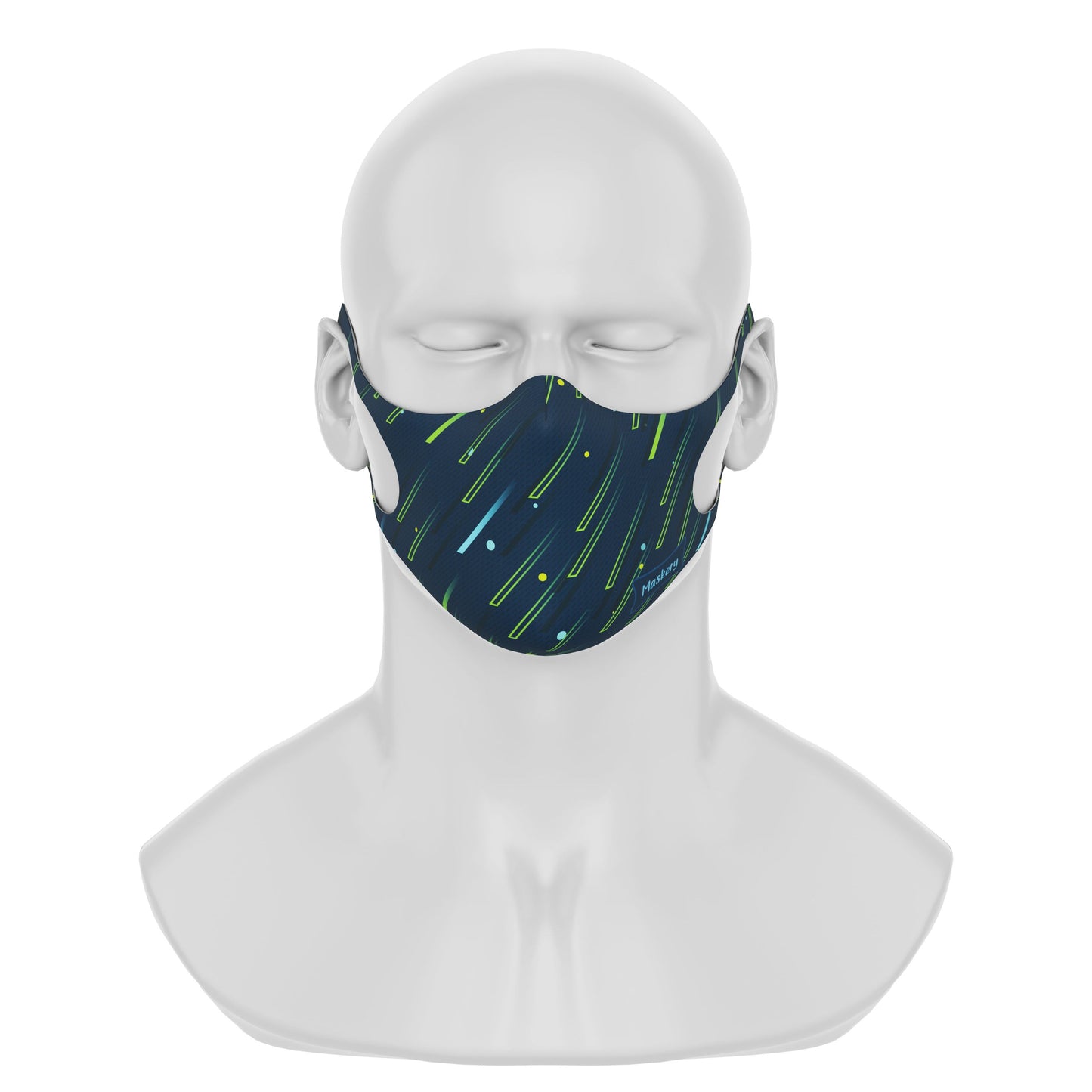 Maskery Design Face Mask Meteorite Rain
