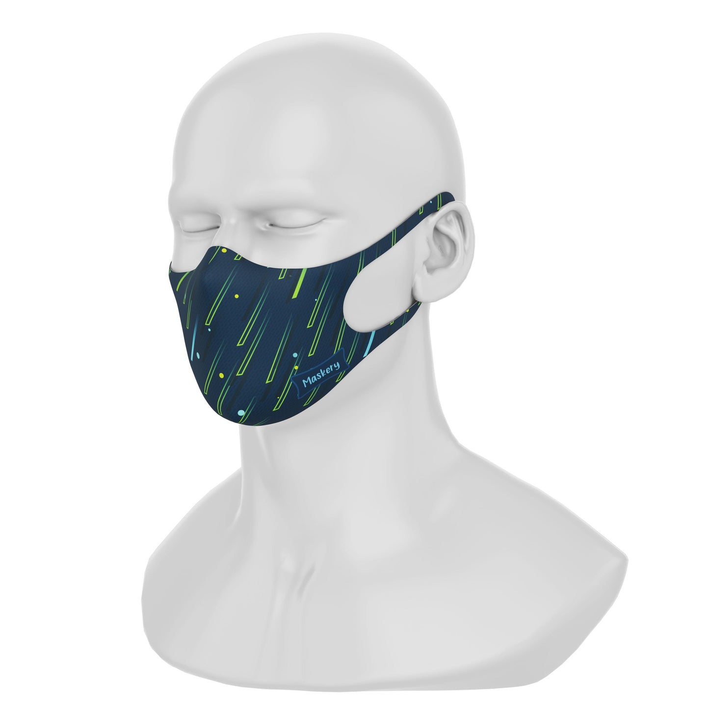 Maskery Design Face Mask Meteorite Rain