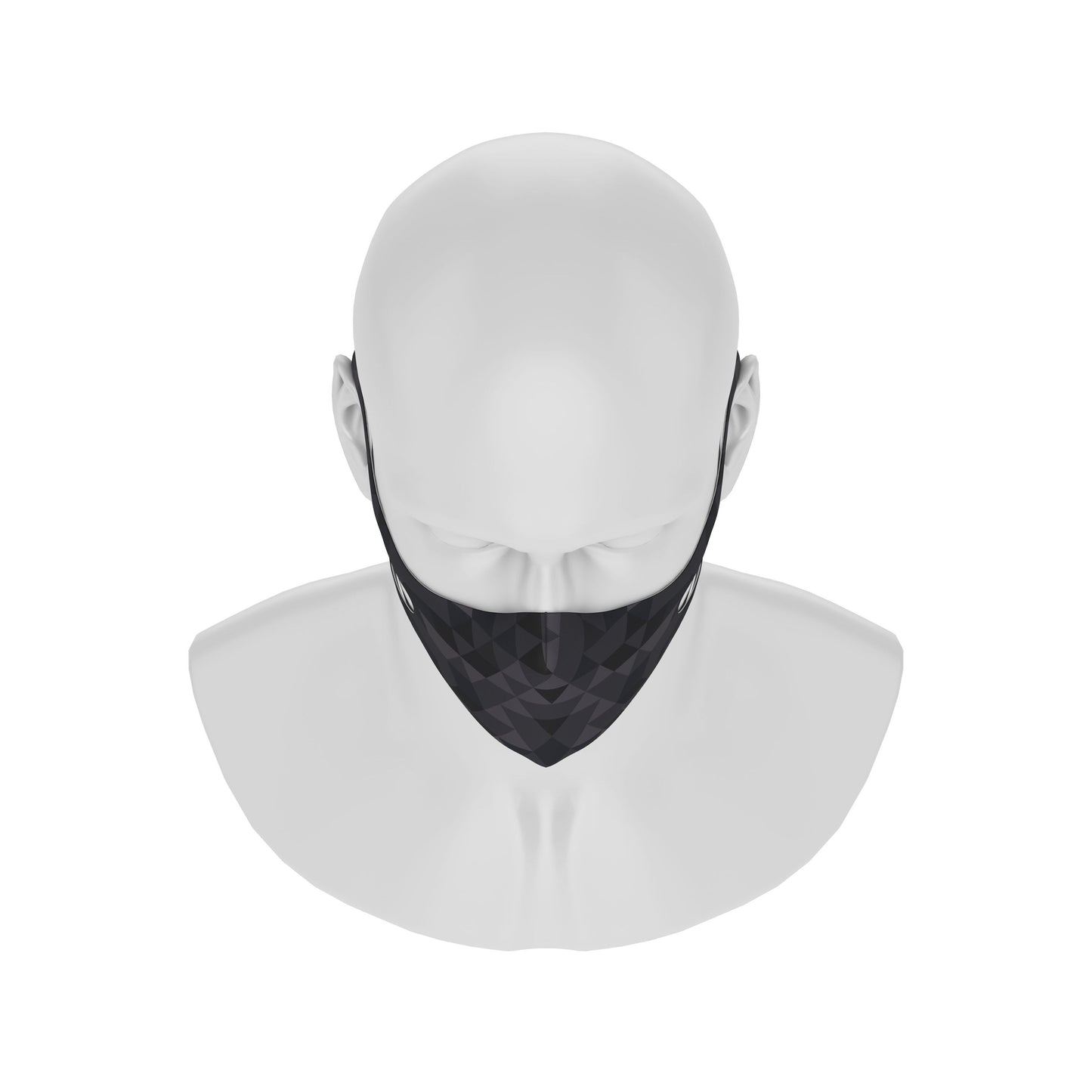 Maskery Design Face Mask Triangle of Black Shades