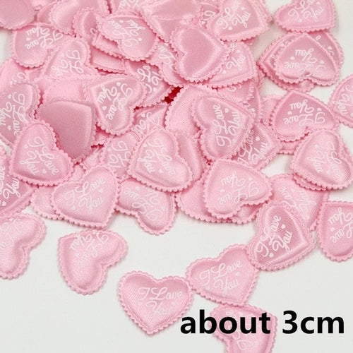 100 Pcs 2cm 3cm Sponge Heart Shaped Confetti Baby