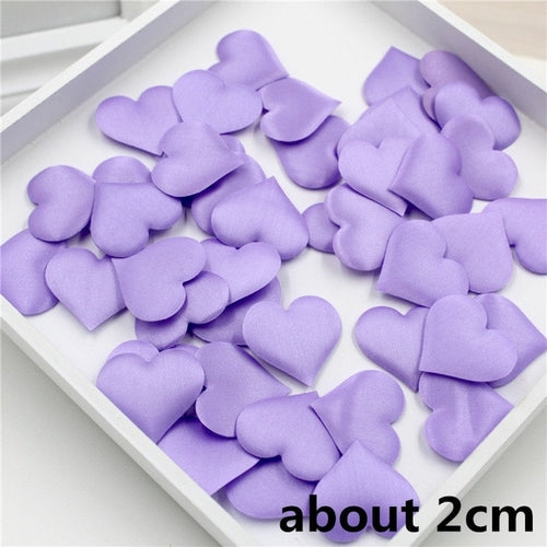 100 Pcs 2cm 3cm Sponge Heart Shaped Confetti Baby