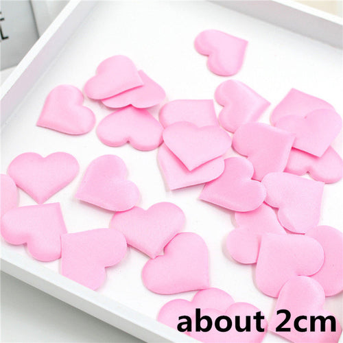 100 Pcs 2cm 3cm Sponge Heart Shaped Confetti Baby