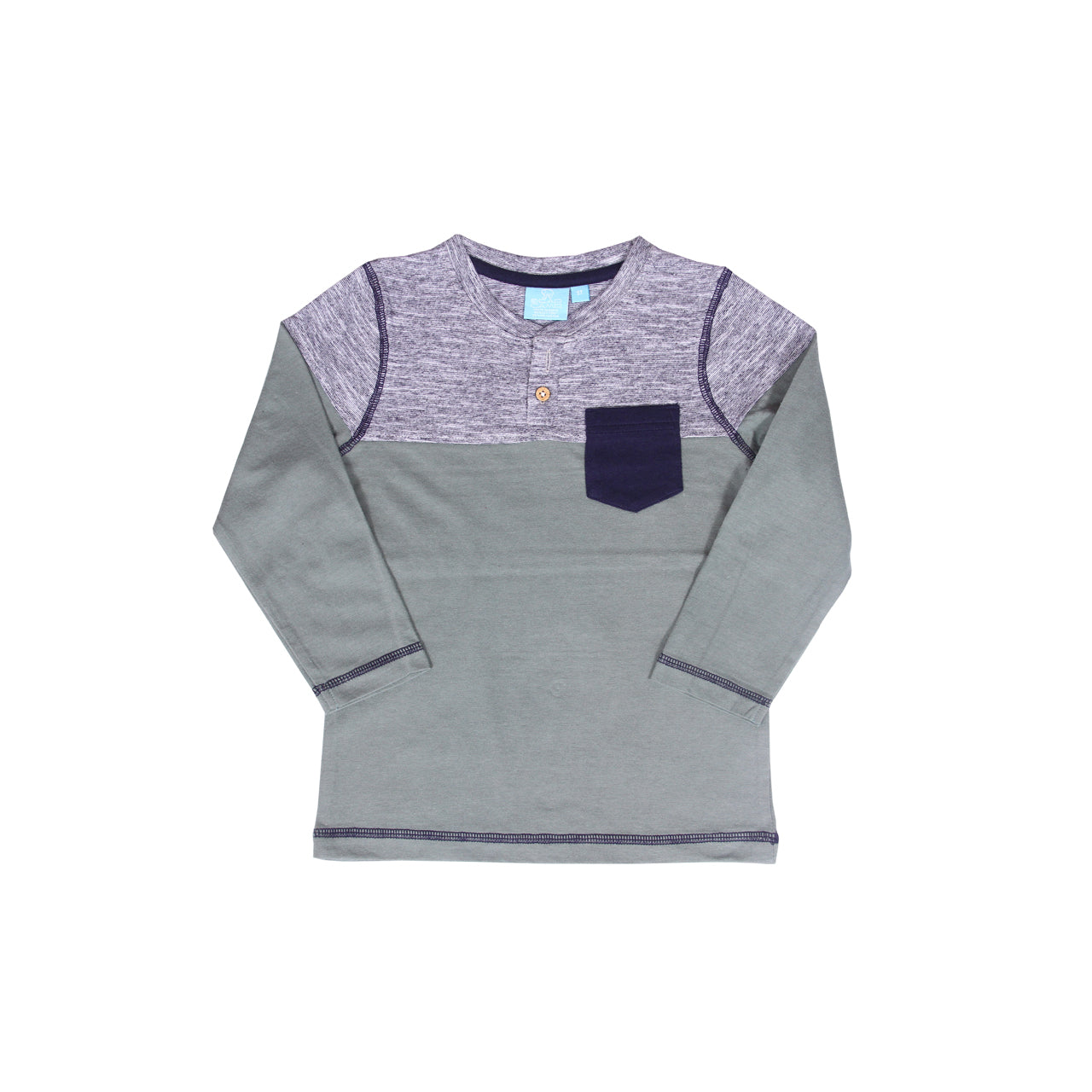Luca Long Sleeve Henley Toddler