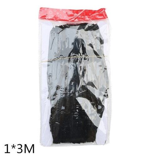 2M 3M Gold Silver Metallic Foil Tinsel Fringe
