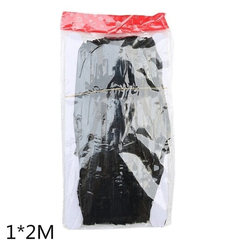 2M 3M Gold Silver Metallic Foil Tinsel Fringe