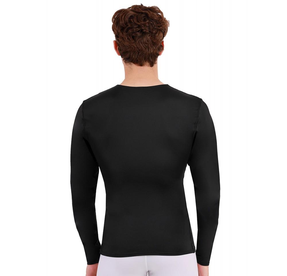 I.S.PRO USA Long Sleeve Active Wear Medium Compression V-Neck -