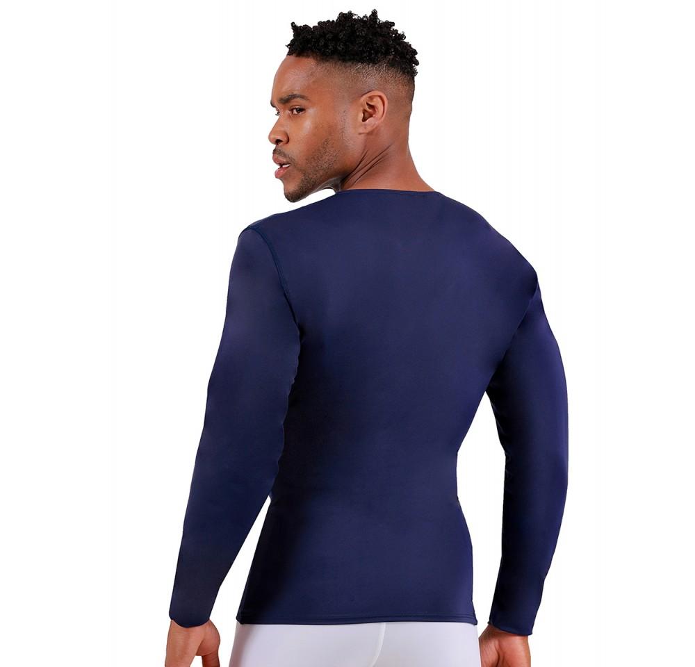 I.S.PRO USA Long Sleeve Active Wear Medium Compression V-Neck -