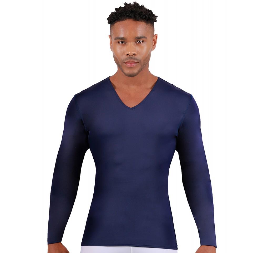 I.S.PRO USA Long Sleeve Active Wear Medium Compression V-Neck -