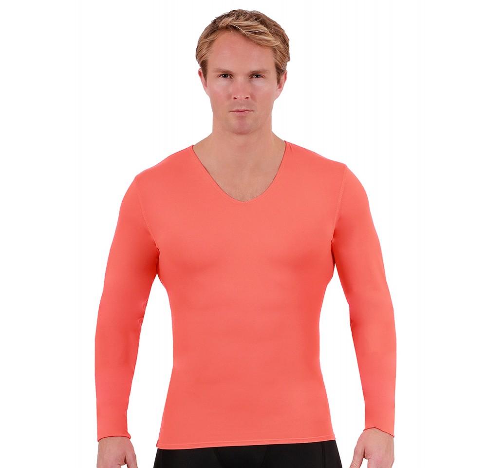 I.S.PRO USA Long Sleeve Active Wear Medium Compression V-Neck -