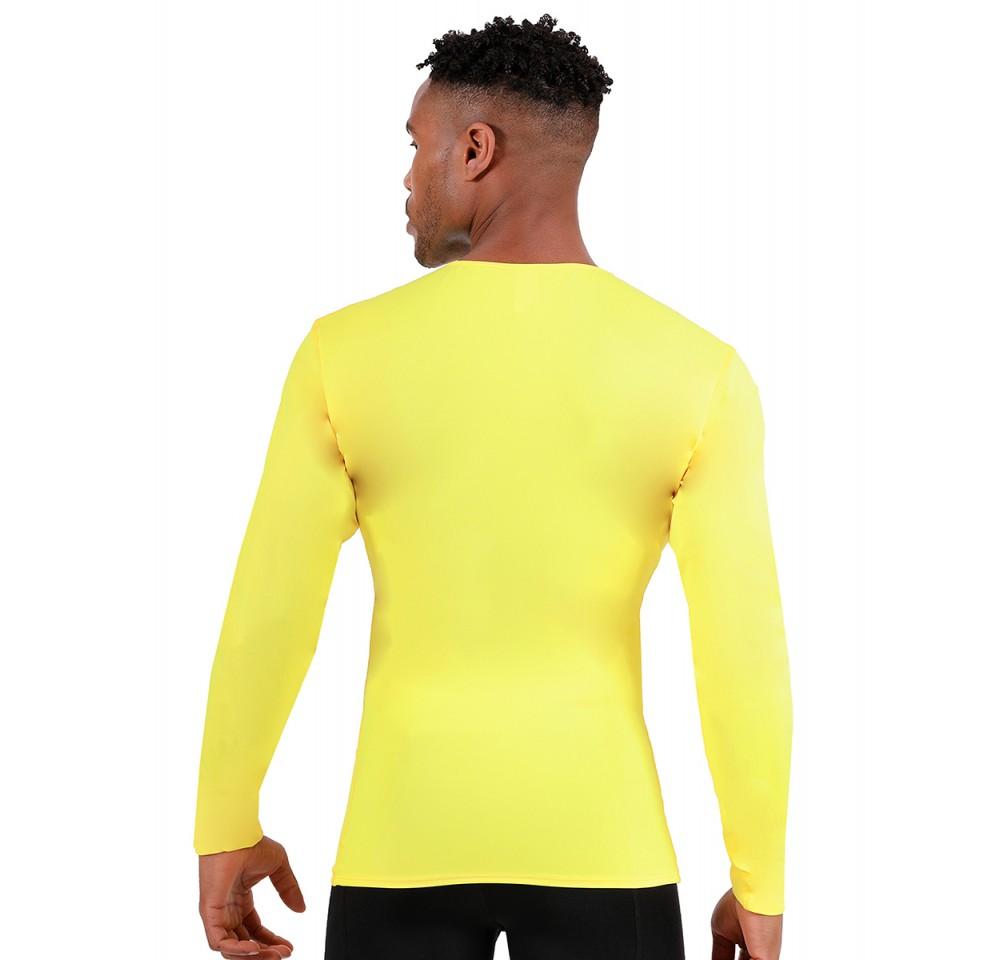 I.S.PRO USA Long Sleeve Active Wear Medium Compression V-Neck -