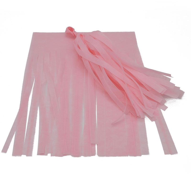 5Pcs 14inch Tissue Paper Tassels Garland for