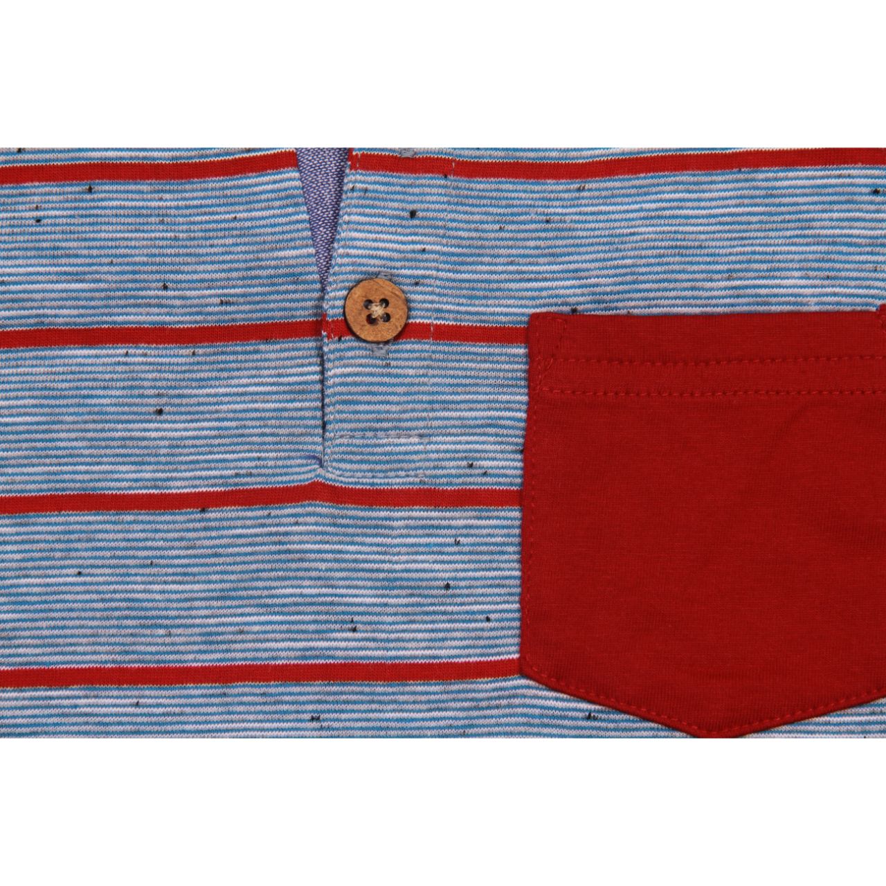 Rafael Yarn Dye Pocket Henley Boy