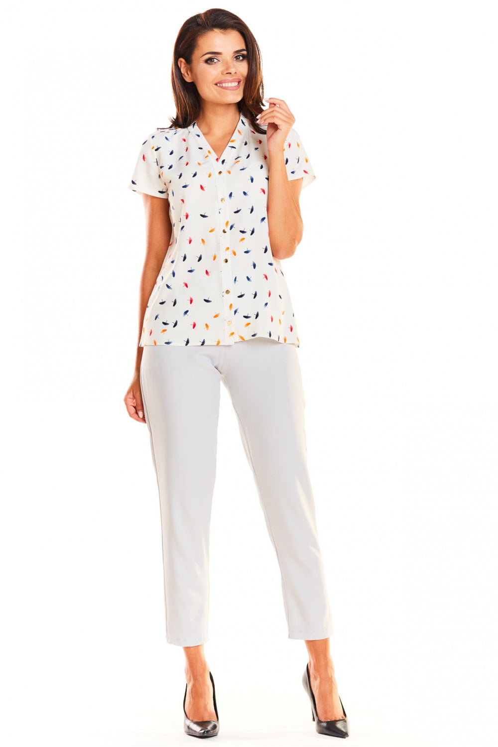 Short sleeve shirt model 129982 awama